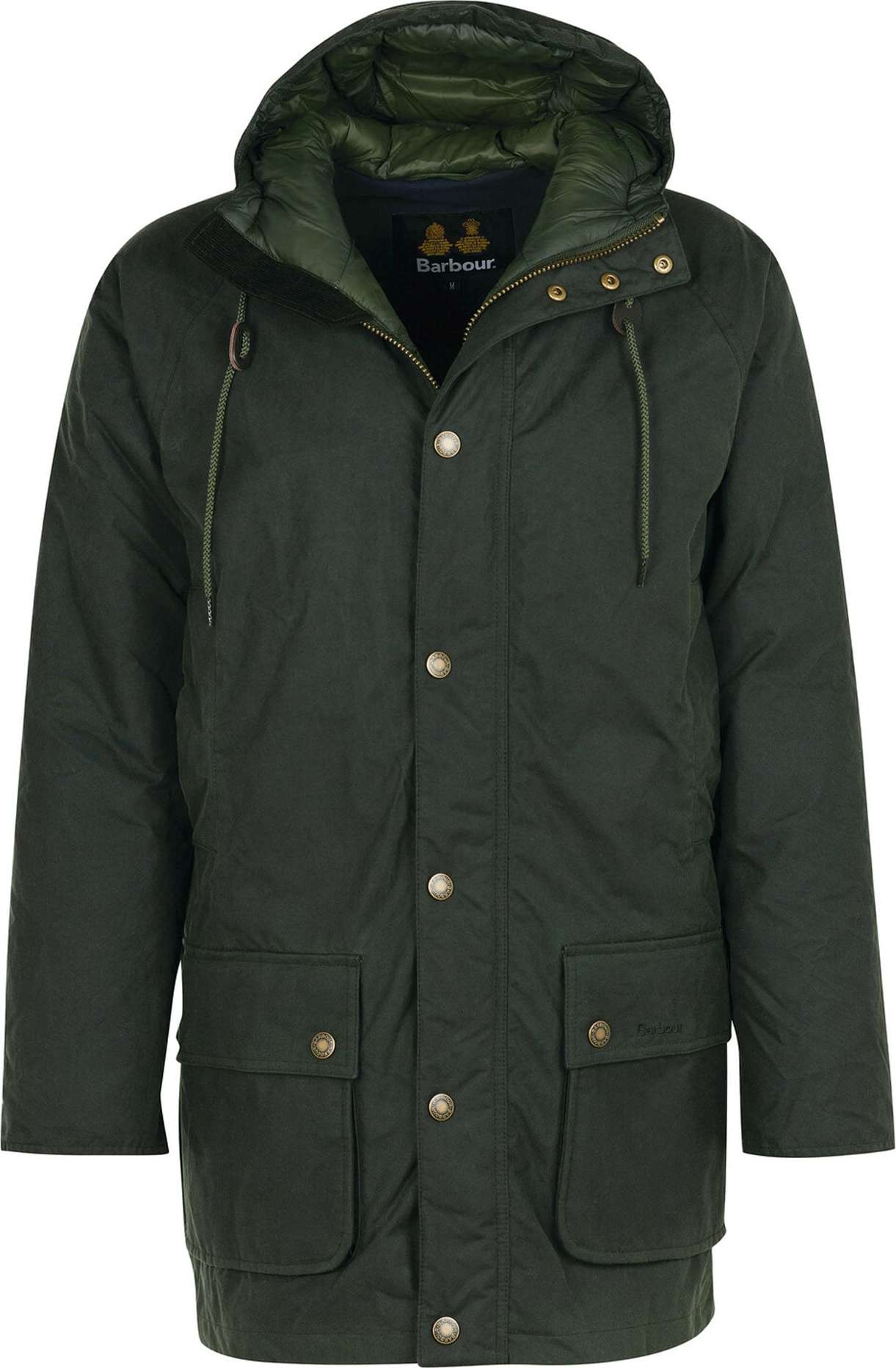 Barbour Přechodná bunda 'Beaufort' tmavě zelená / zelená