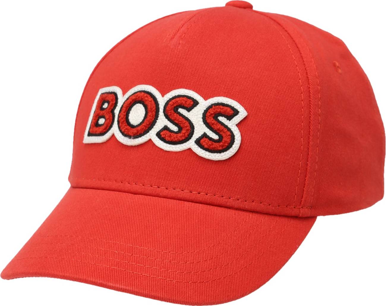 BOSS Orange Čepice 'Zalondon' bílá / červená