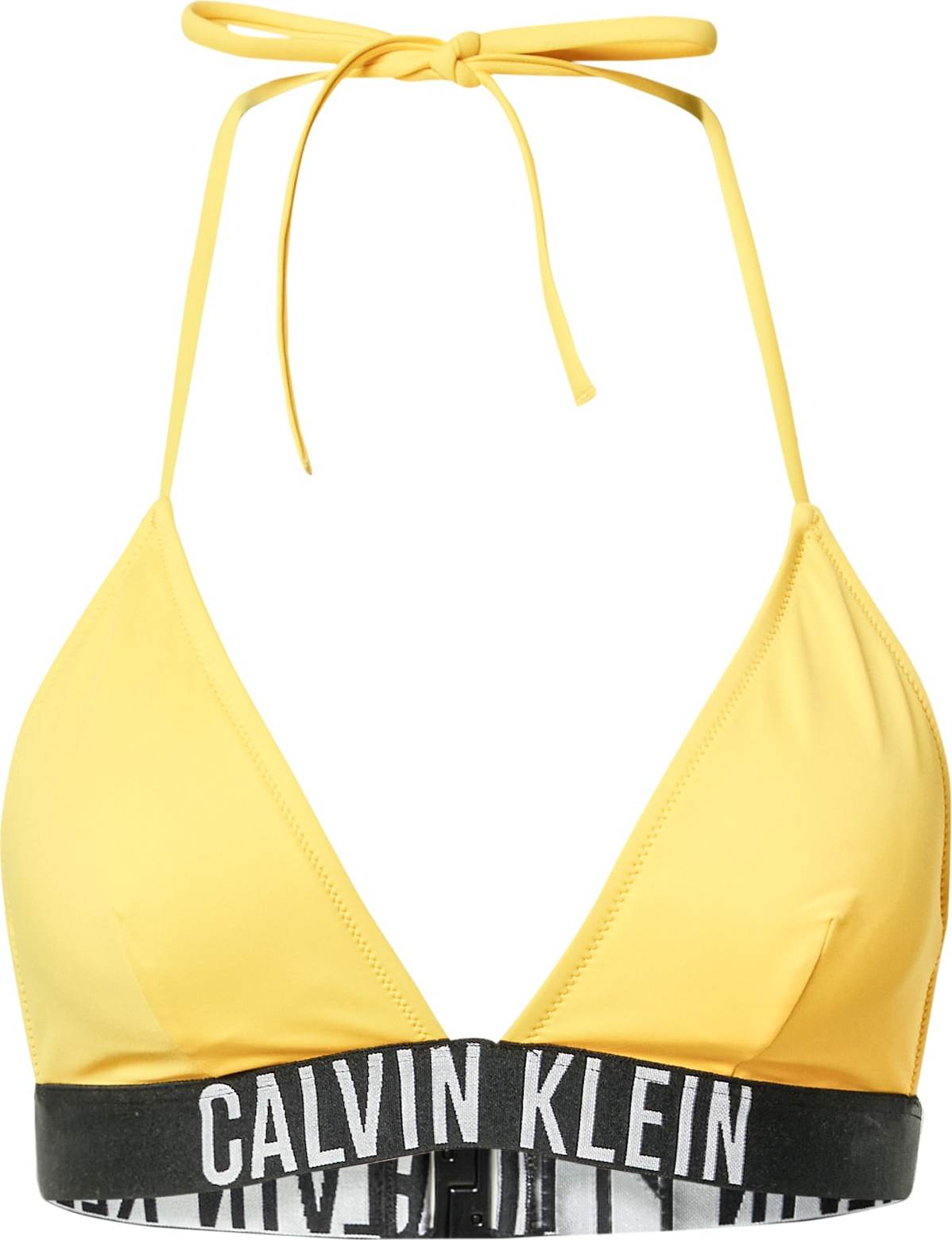 Calvin Klein Swimwear Horní díl plavek žlutá / černá / bílá