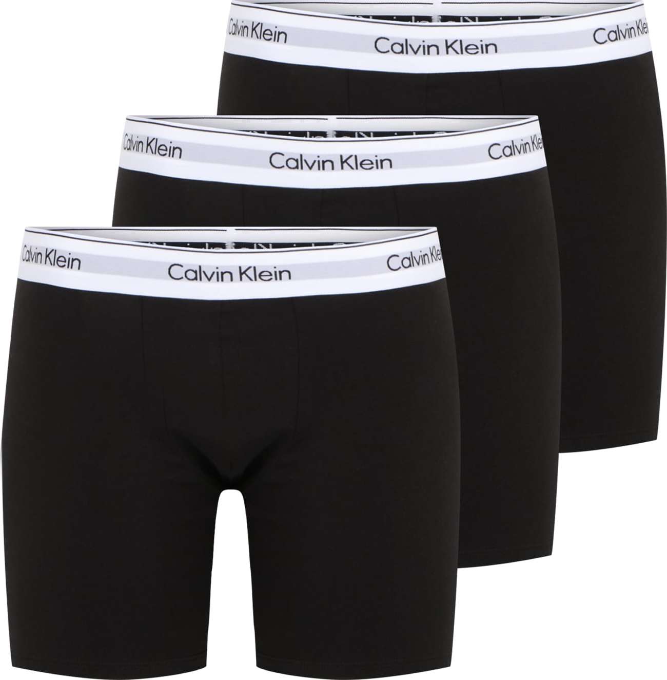 Calvin Klein Underwear Boxerky černá / světle šedá / bílá