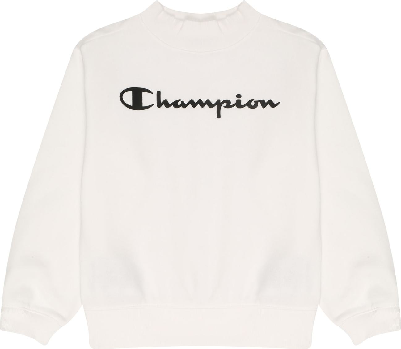 Champion Authentic Athletic Apparel Mikina bílá / černá