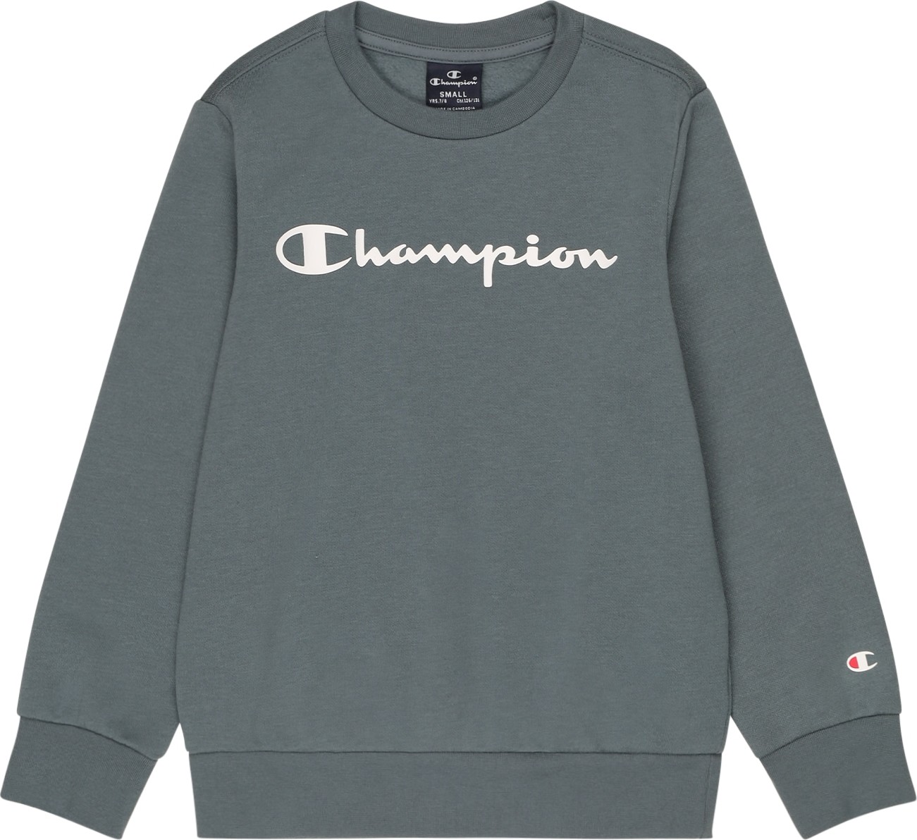 Champion Authentic Athletic Apparel Mikina bílá / červená / tmavě šedá