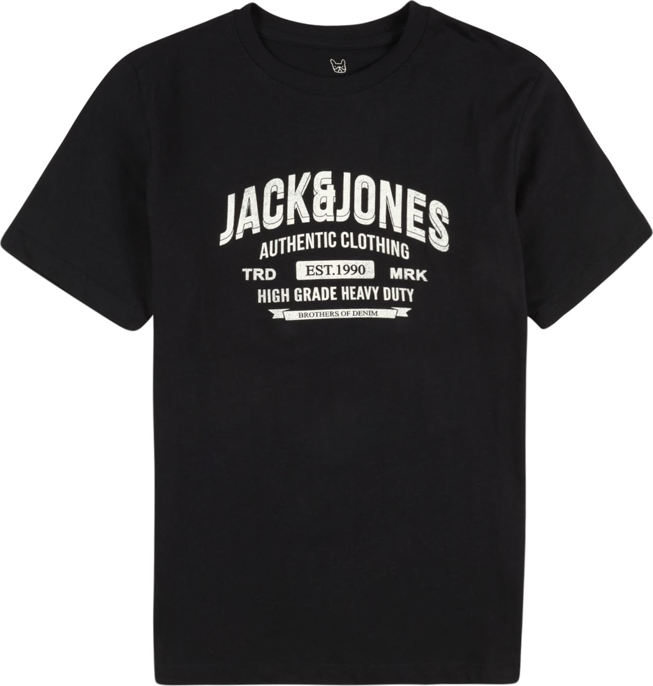 Jack & Jones Junior Tričko černá / bílá