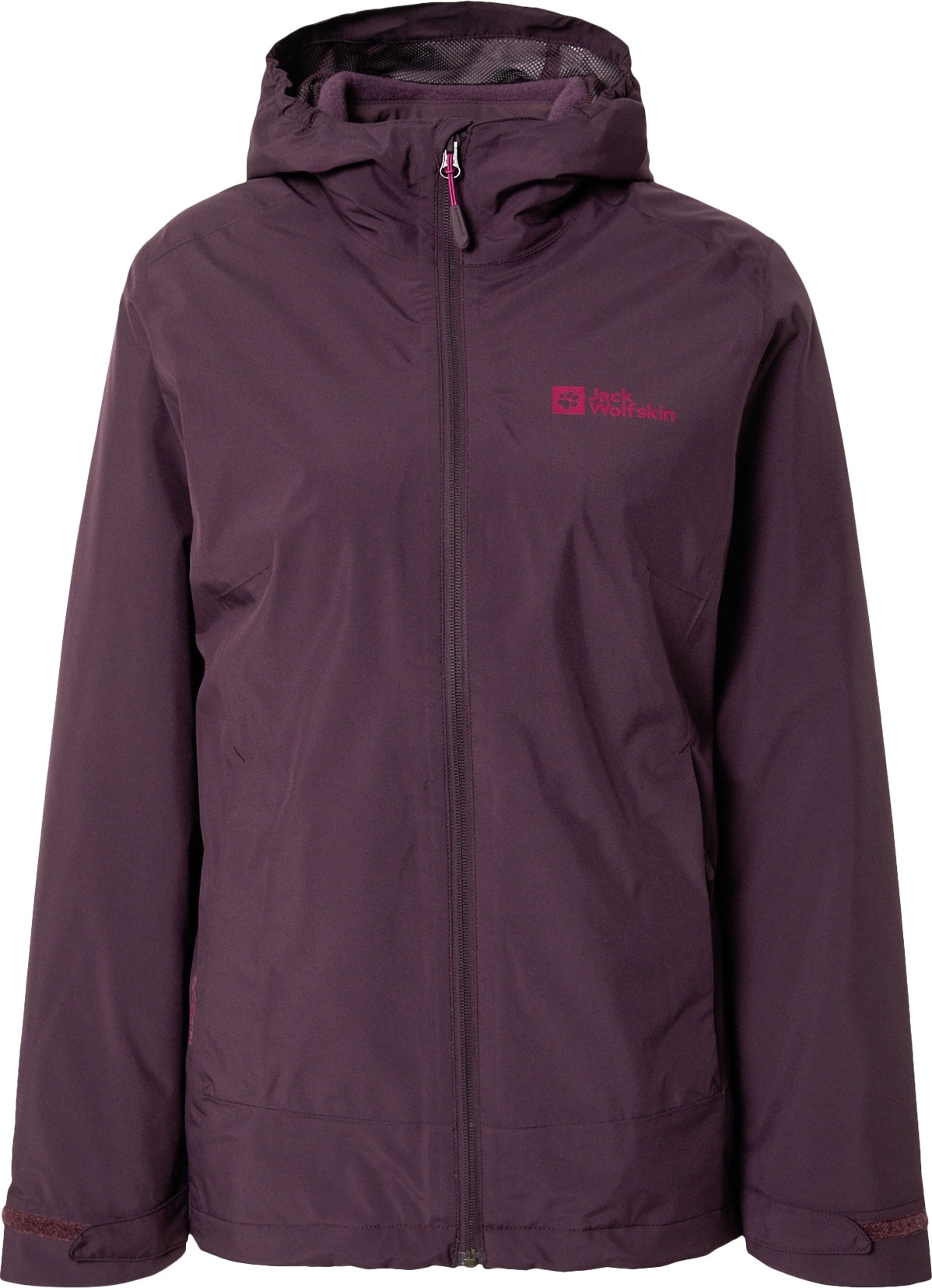 JACK WOLFSKIN Outdoorová bunda 'MOONRISE' purpurová / pink