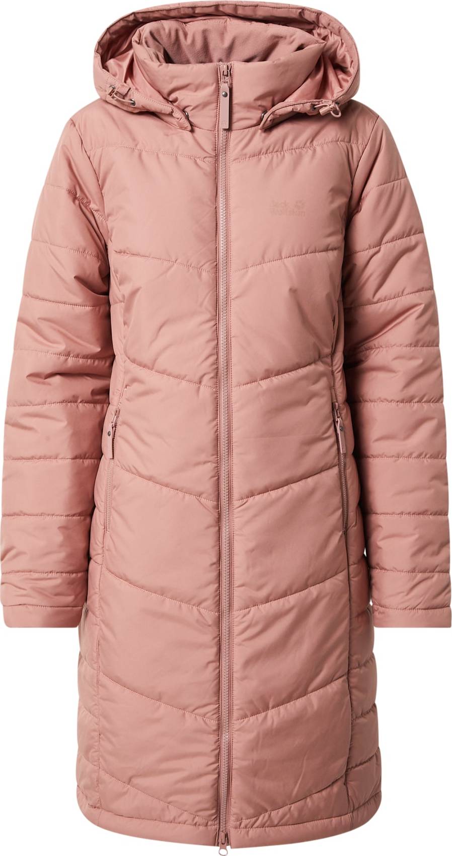 JACK WOLFSKIN Zimní kabát 'North York' růžová