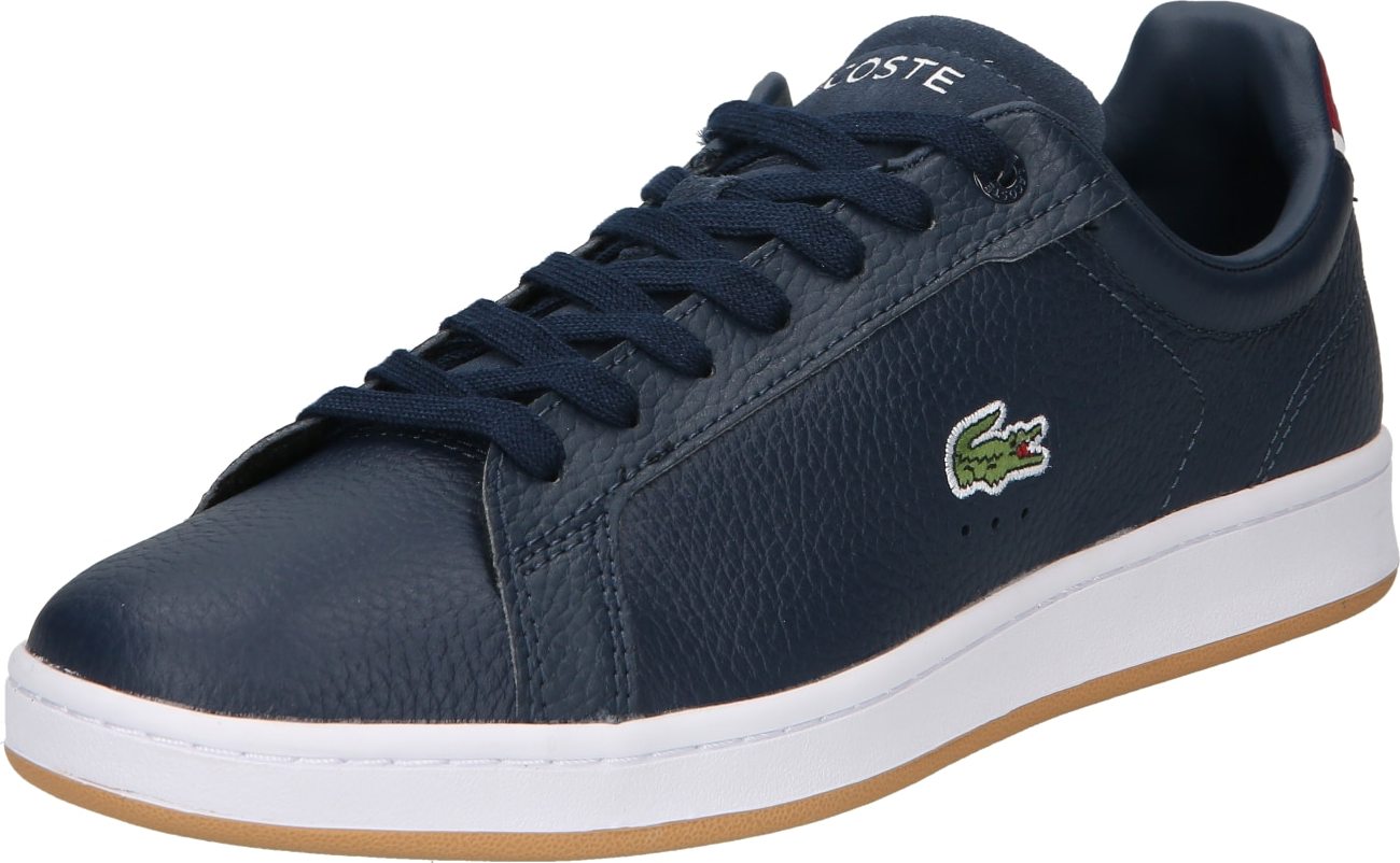 LACOSTE Tenisky 'CARNABY' enciánová modrá / bílá / trávově zelená / červená