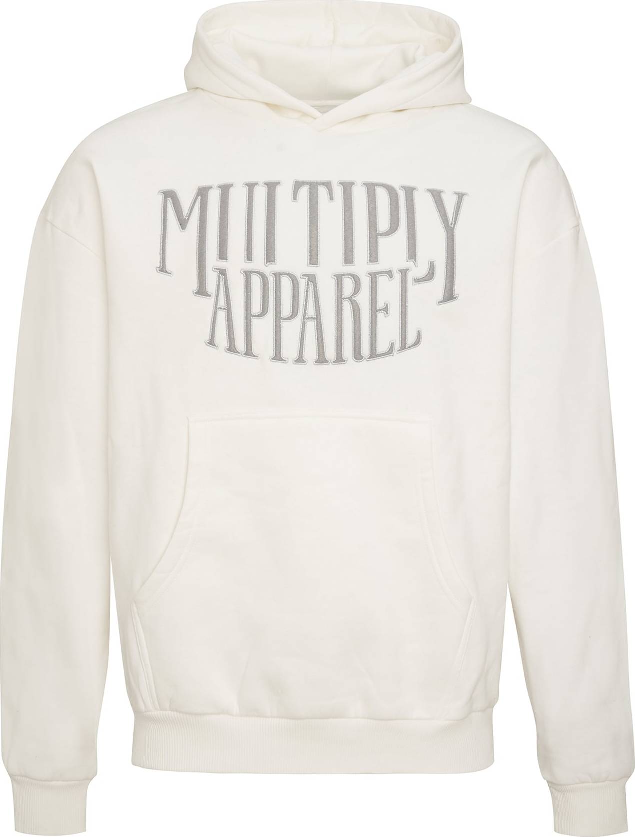 Multiply Apparel Mikina offwhite / šedá