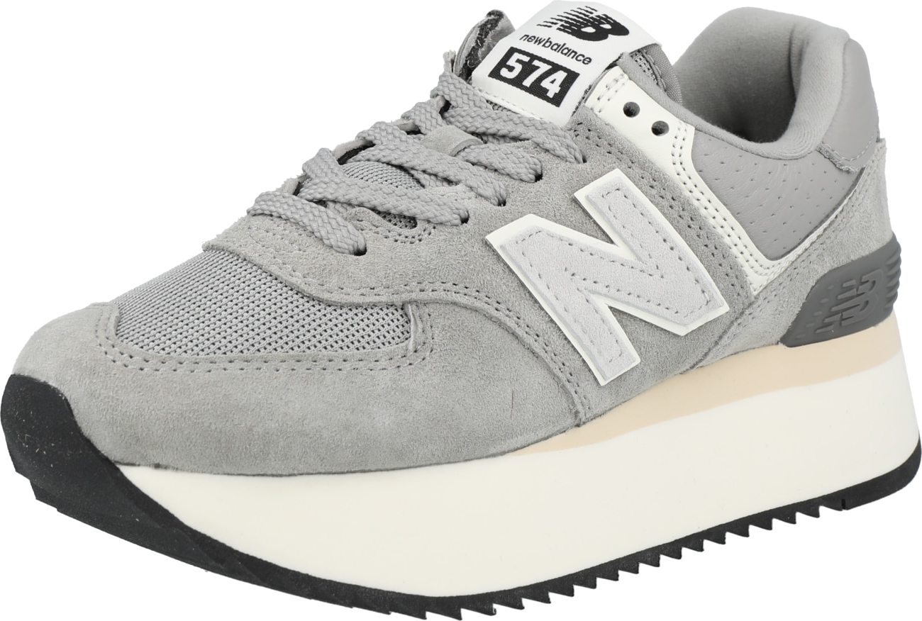 new balance Tenisky šedá / bílá / černá / béžová