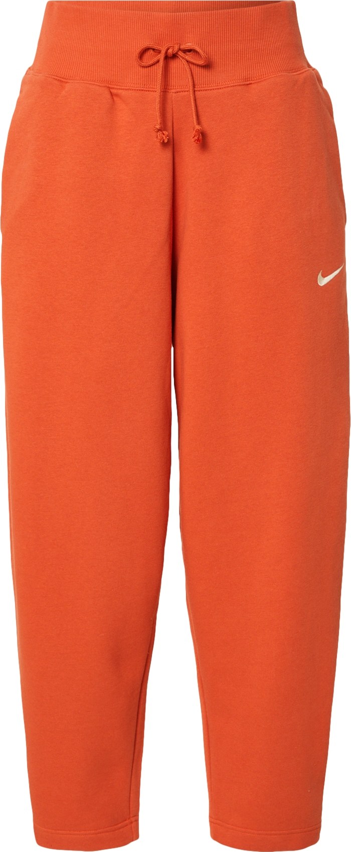 Nike Sportswear Kalhoty oranžově červená / bílá