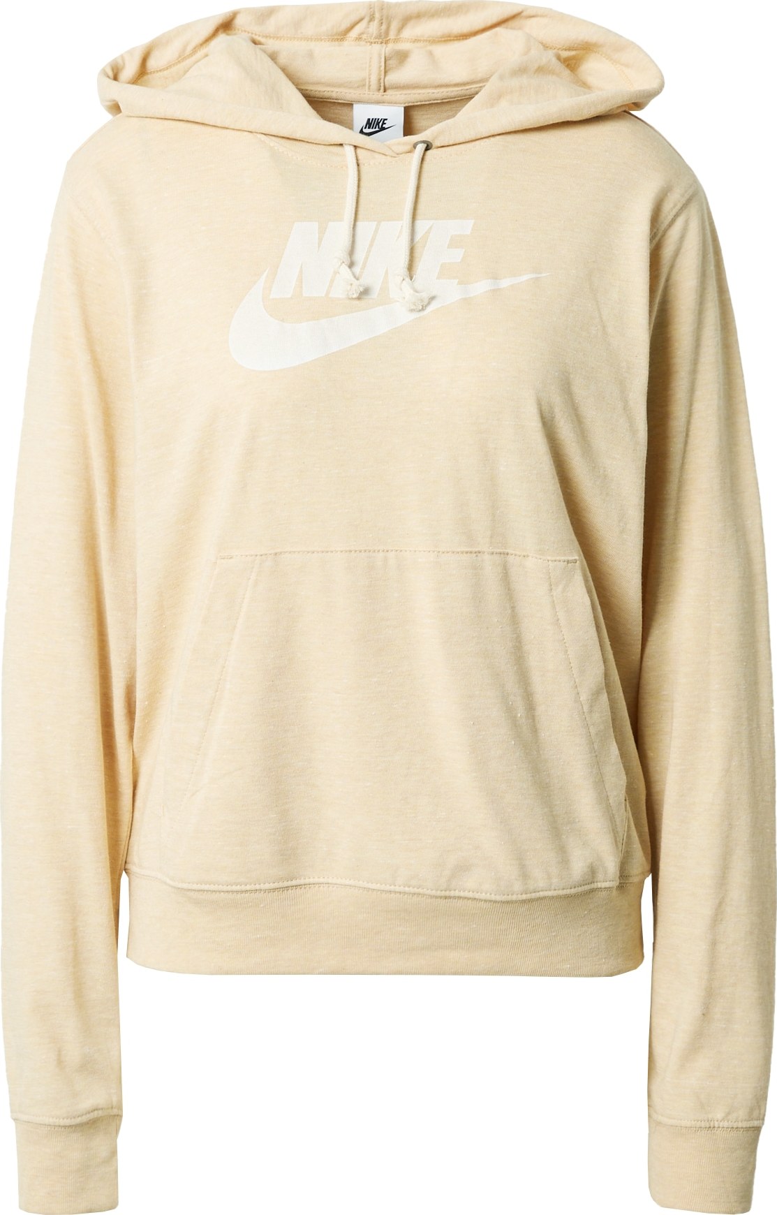 Nike Sportswear Mikina písková / bílá