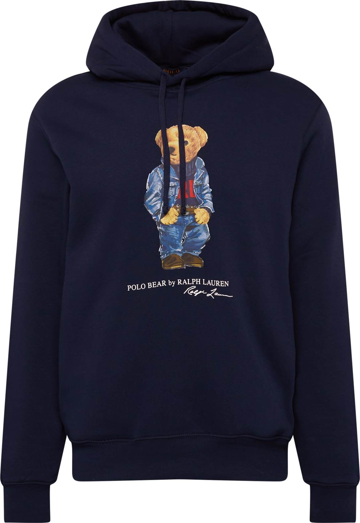 Polo Ralph Lauren Mikina indigo / bílá / tmavě modrá / hnědá