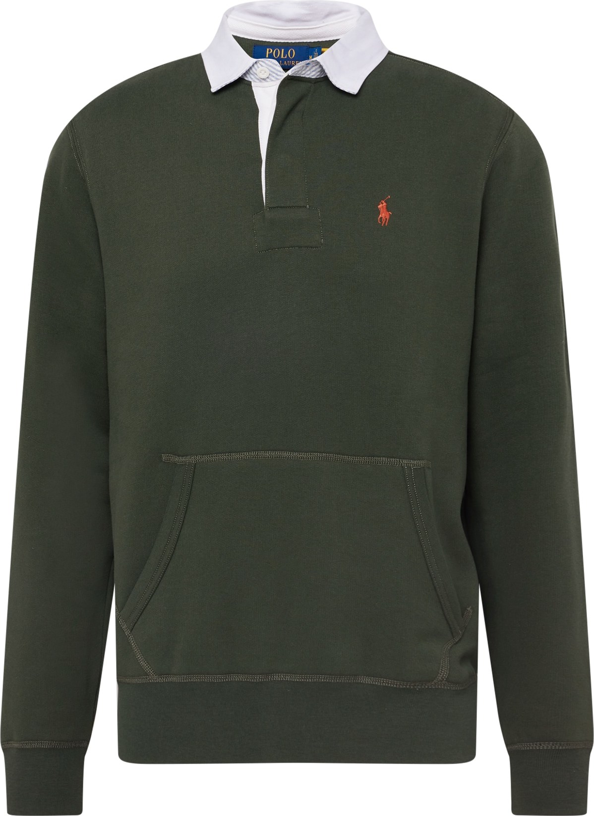 Polo Ralph Lauren Mikina khaki / oranžová / bílá