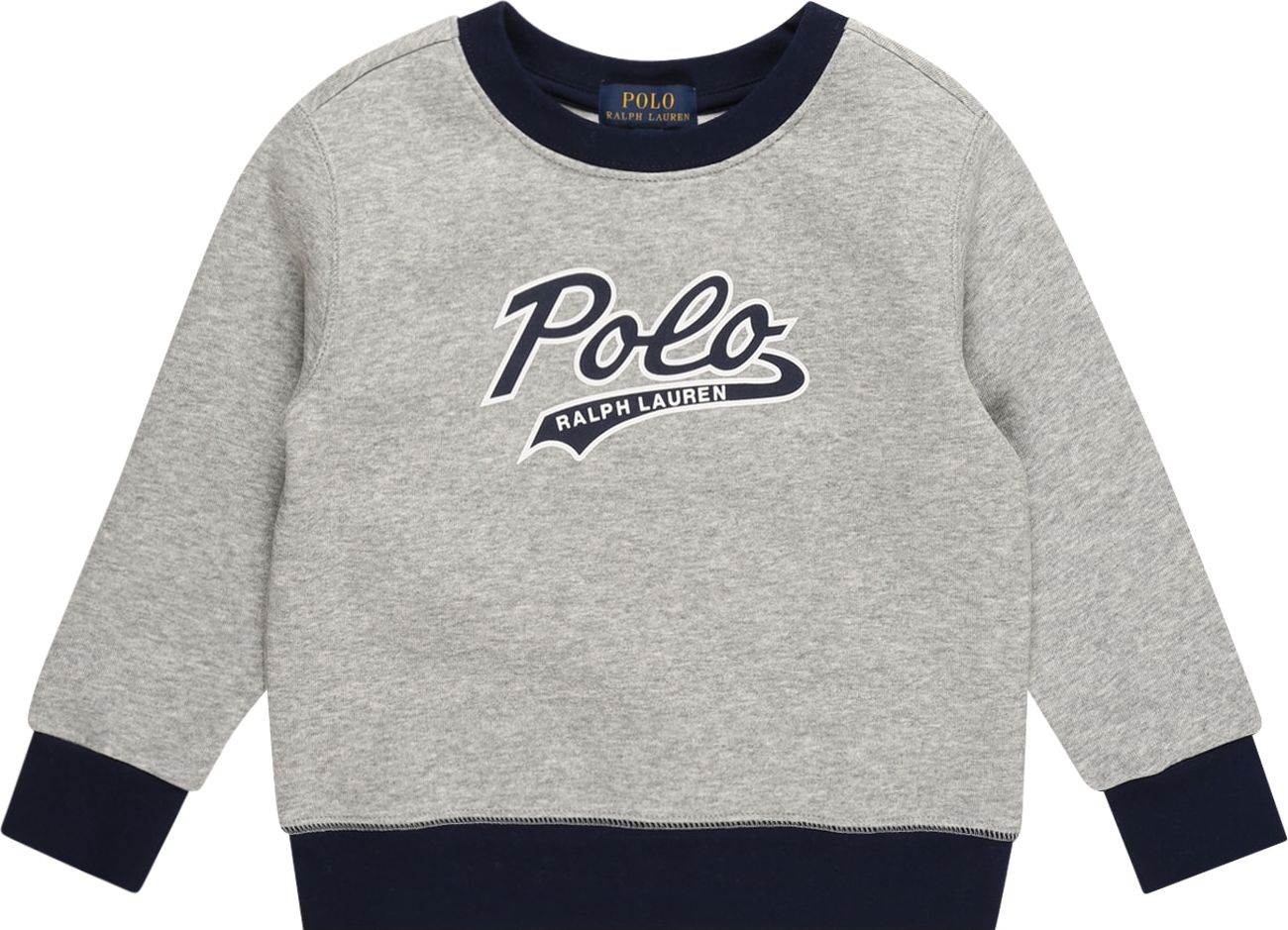 Polo Ralph Lauren Mikina šedý melír / bílá / noční modrá