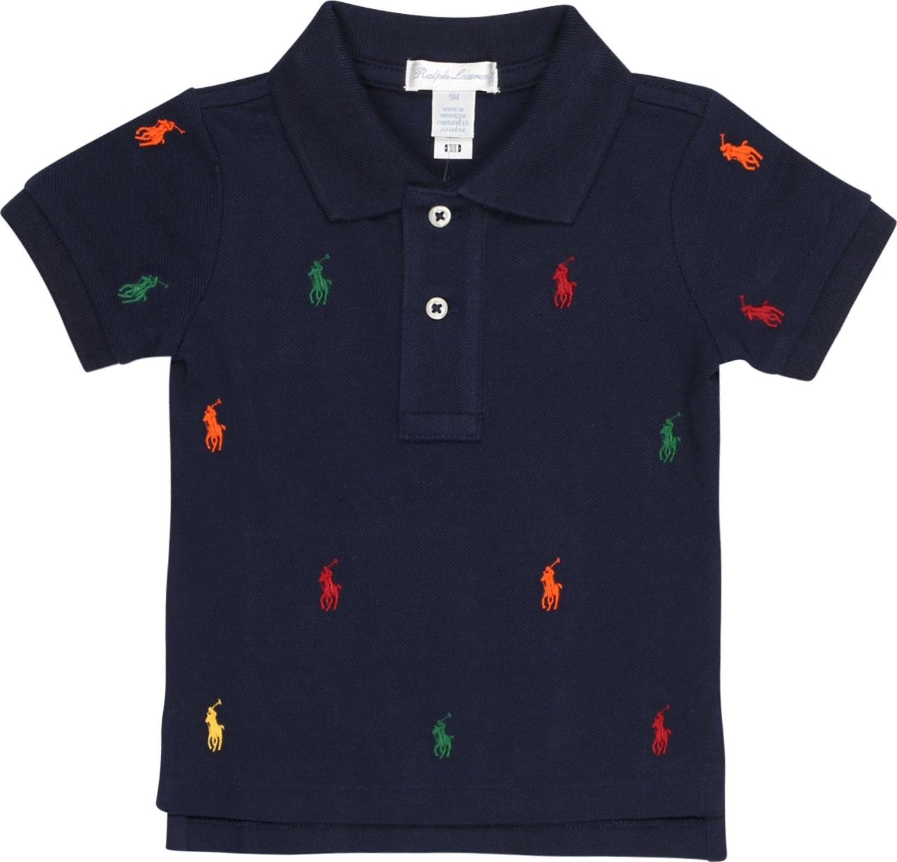 Polo Ralph Lauren Tričko námořnická modř / zelená / červená