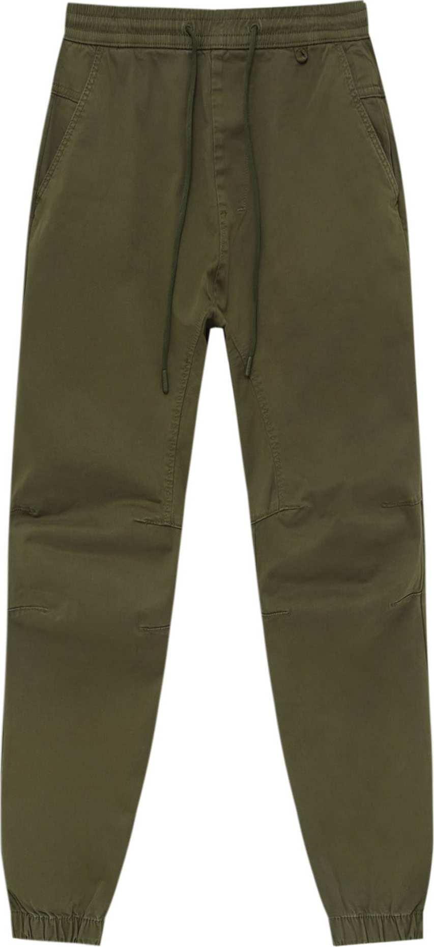 Pull&Bear Kalhoty khaki