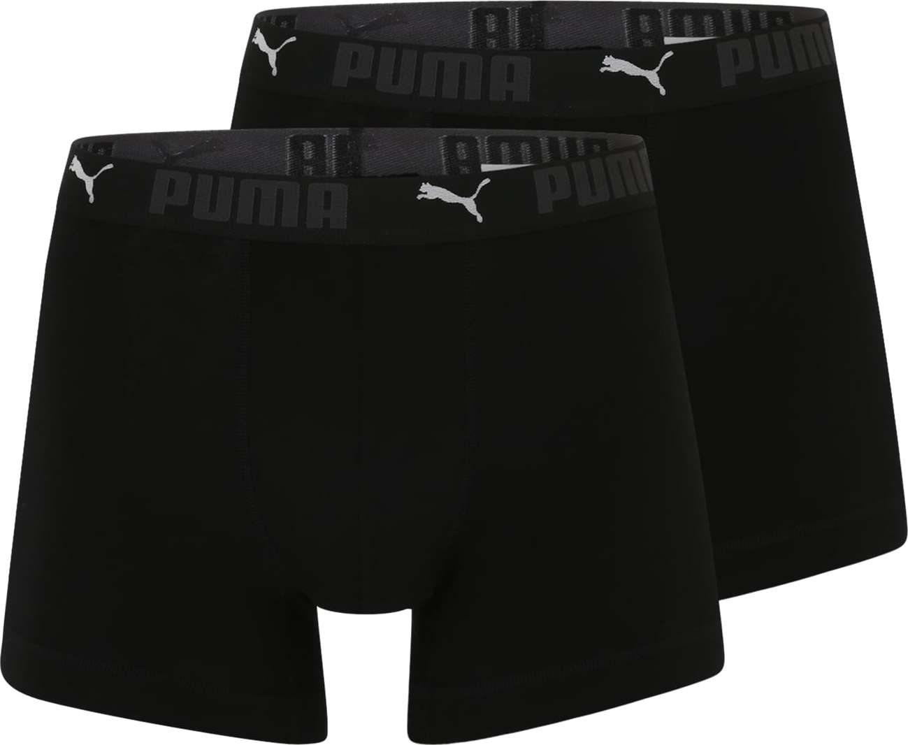 PUMA Boxerky černá / bílá