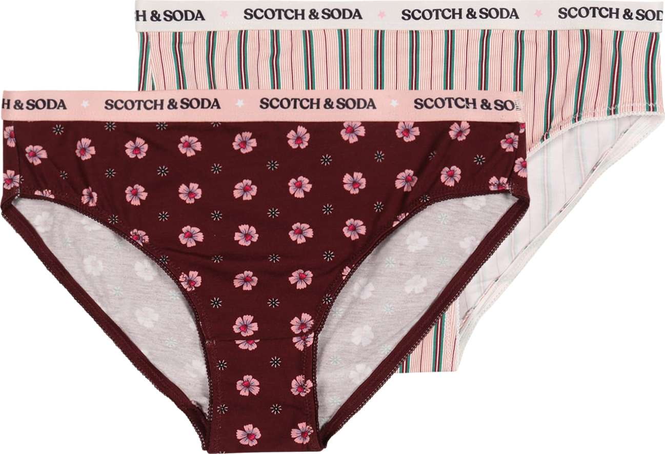 SCOTCH & SODA Spodní prádlo růžová / bobule / bílá