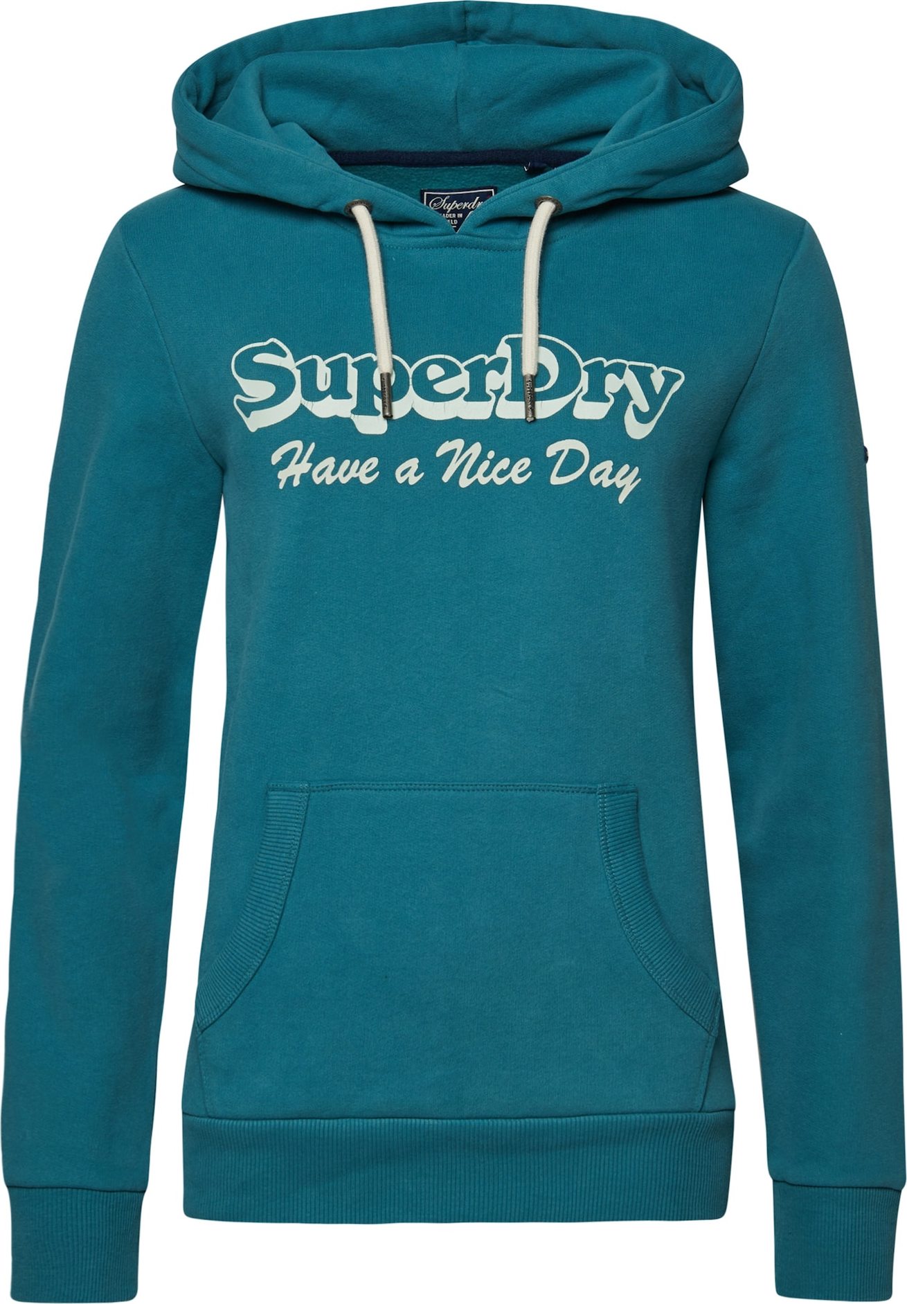 Superdry Mikina marine modrá / bílá / černá