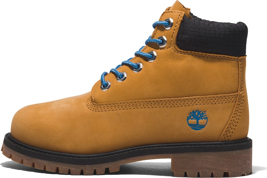 TIMBERLAND Šněrovací boty žlutá / tmavě hnědá / modrá