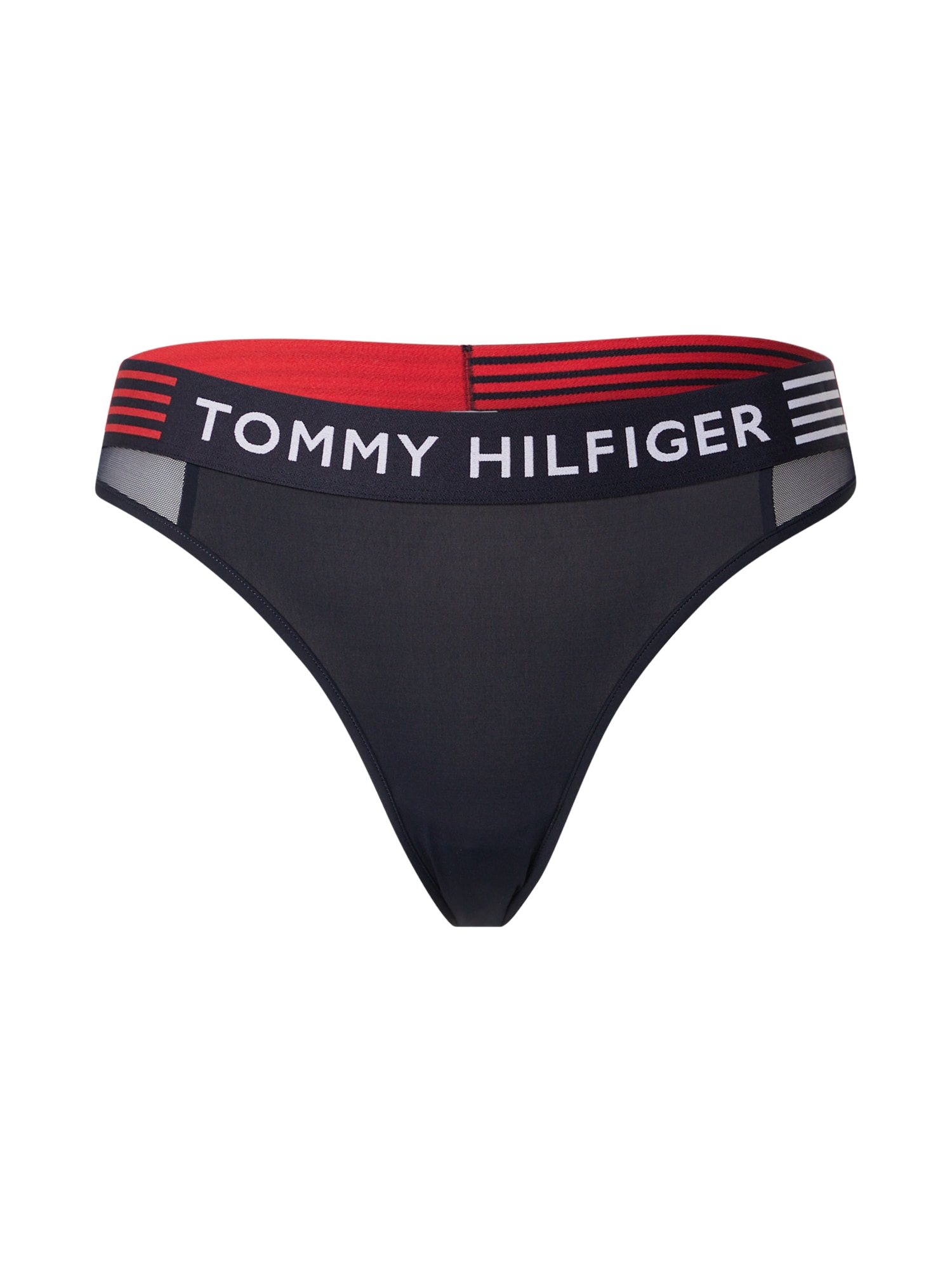 Tommy Hilfiger Underwear Tanga námořnická modř / bílá / červená / béžová