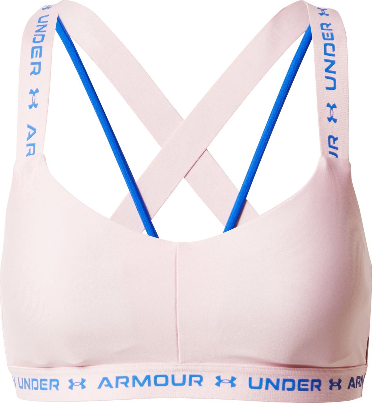 UNDER ARMOUR Sportovní podprsenka růžová / modrá