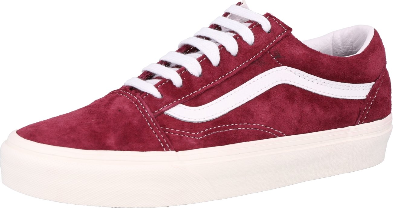 VANS Tenisky 'Old Skool' burgundská červeň / bílá