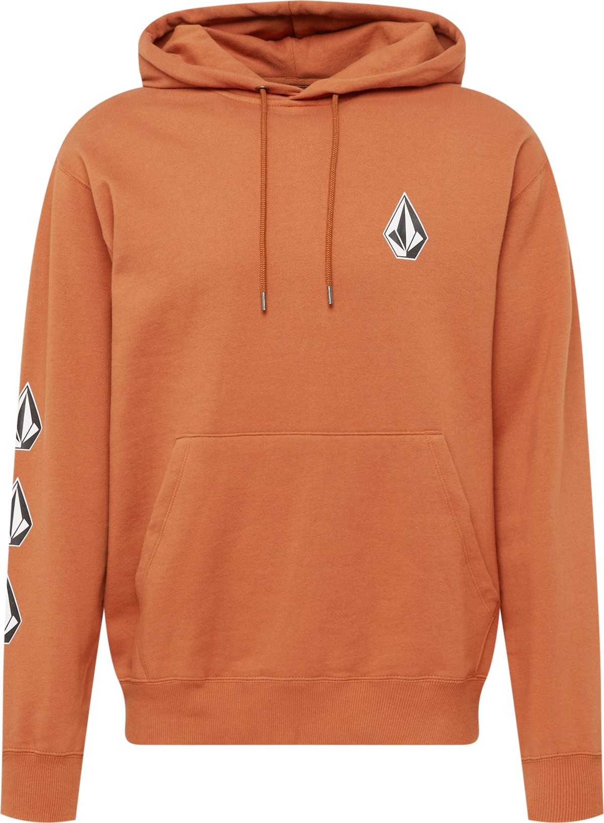 Volcom Mikina koňaková / bílá / černá