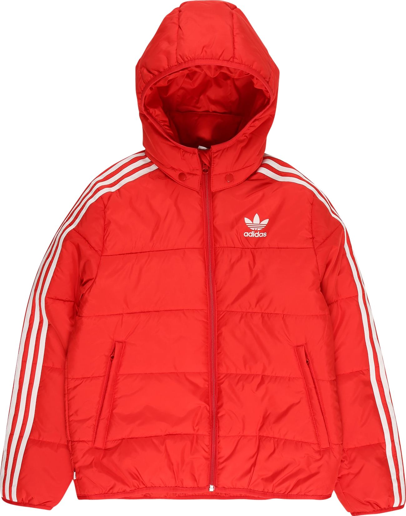 ADIDAS ORIGINALS Zimní bunda červená / bílá