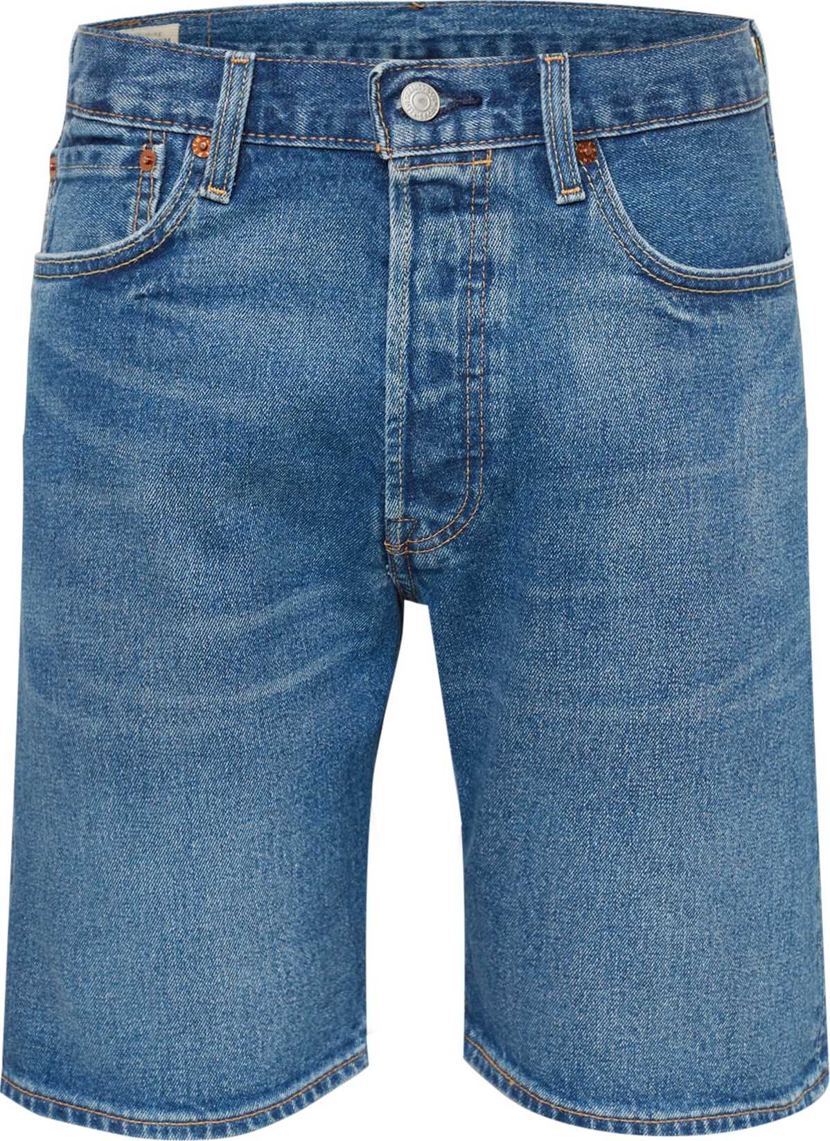 LEVI'S Džíny '501® HEMMED SHORT' modrá džínovina