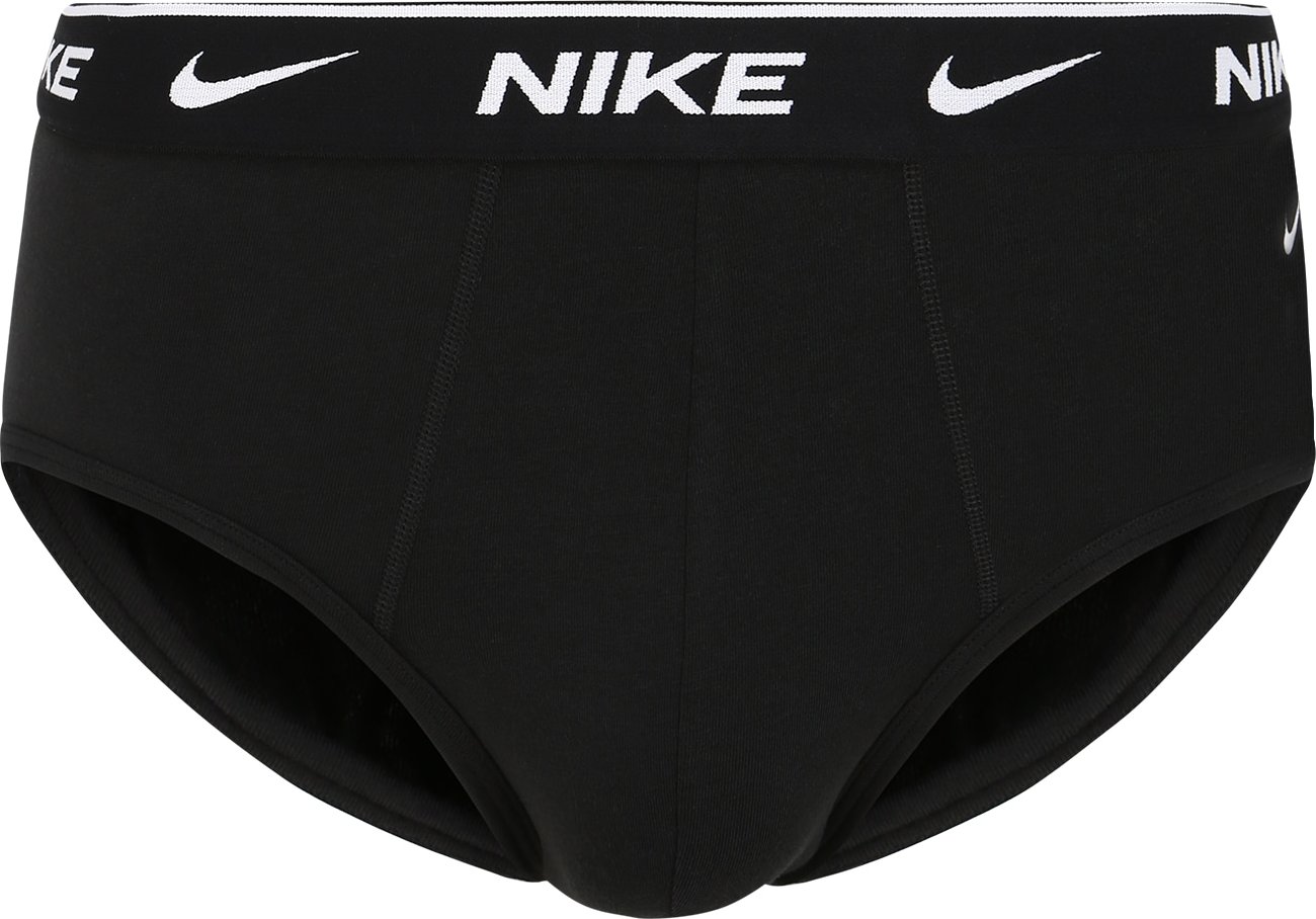 NIKE Sportovní spodní prádlo černá / bílá