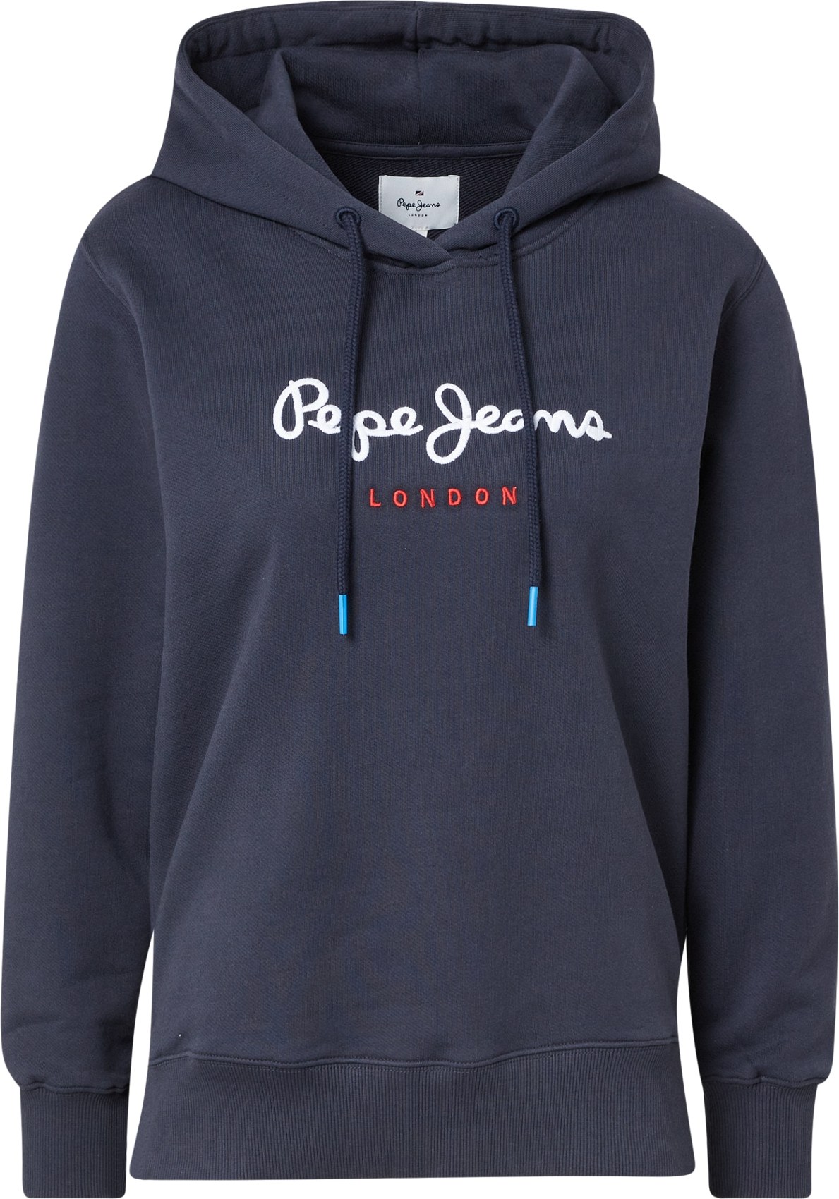 Pepe Jeans Mikina 'Calista' námořnická modř / ohnivá červená / bílá