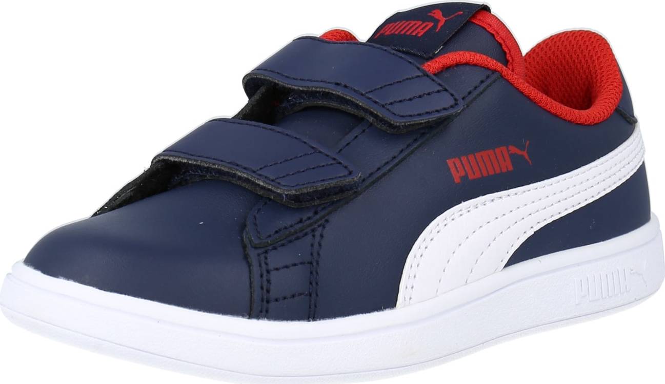 PUMA Tenisky 'Smash V2' tmavě modrá / červená / bílá