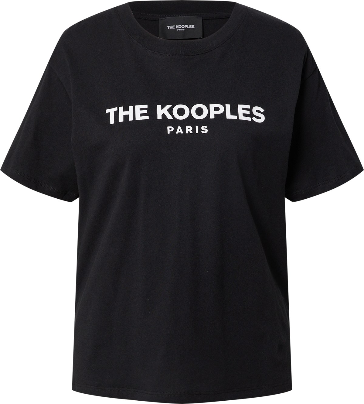 The Kooples Tričko černá / bílá