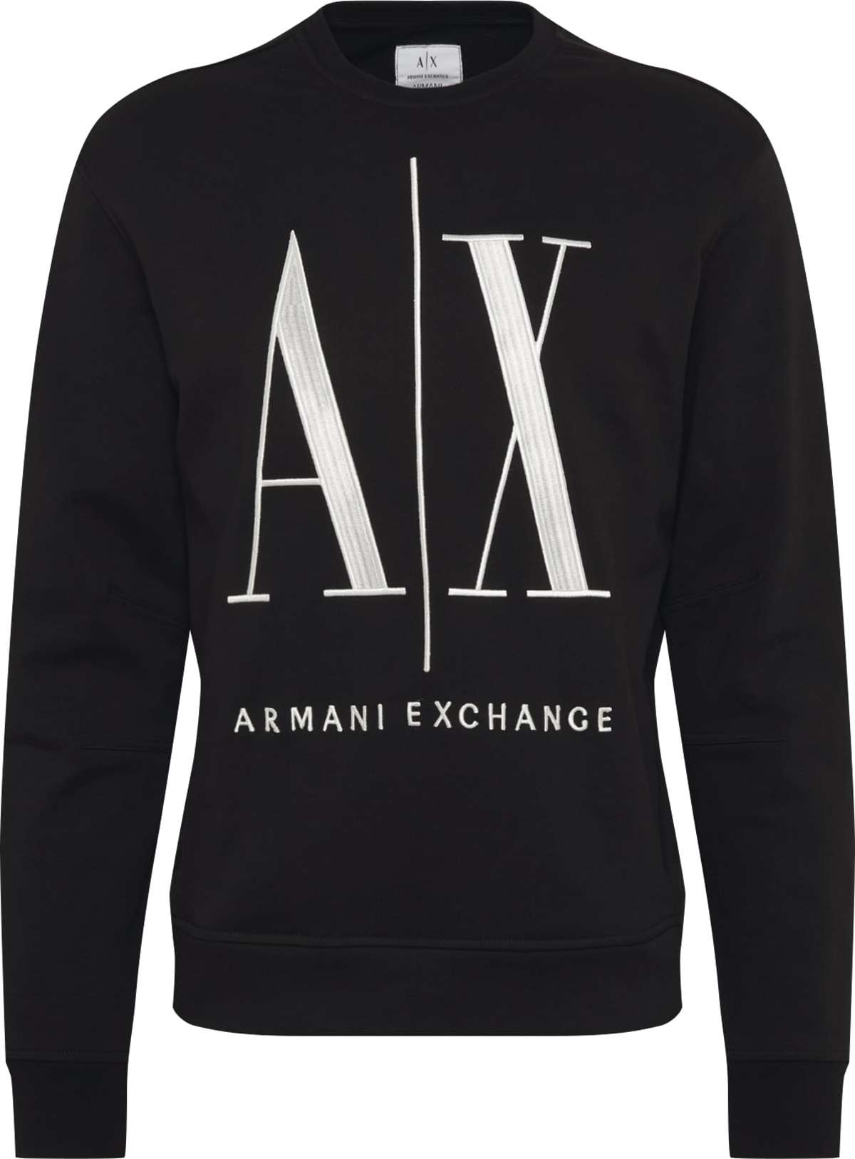 Mikina Armani Exchange černá / bílá